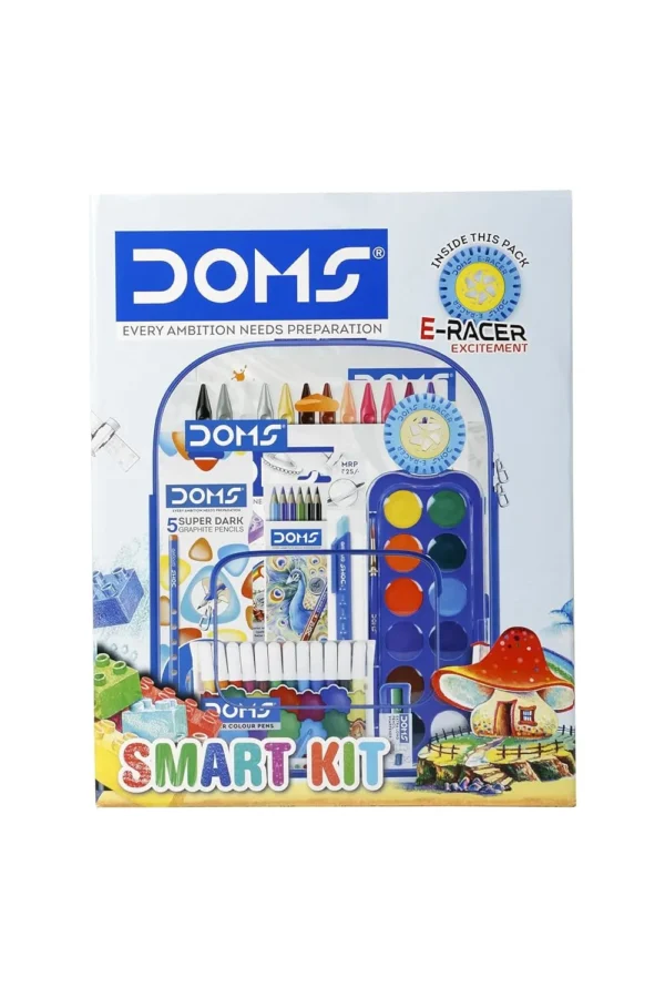 Doms Smart Kit for School Essentials | Stationery Value Pack for Kids