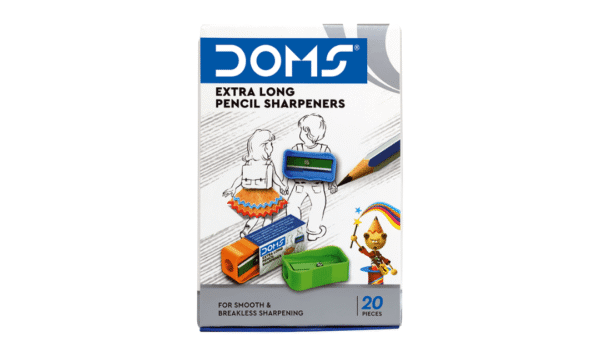 doms extra long pencil sharpener for school students and kids