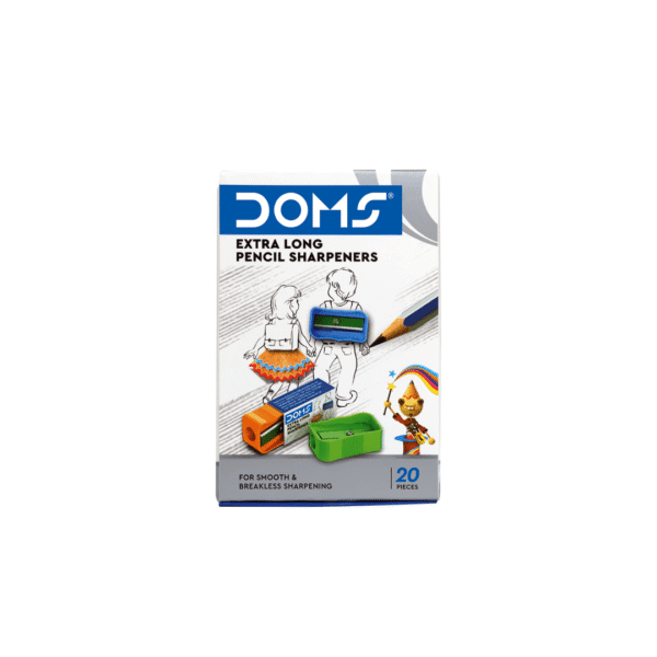 doms extra long pencil sharpener for school students and kids