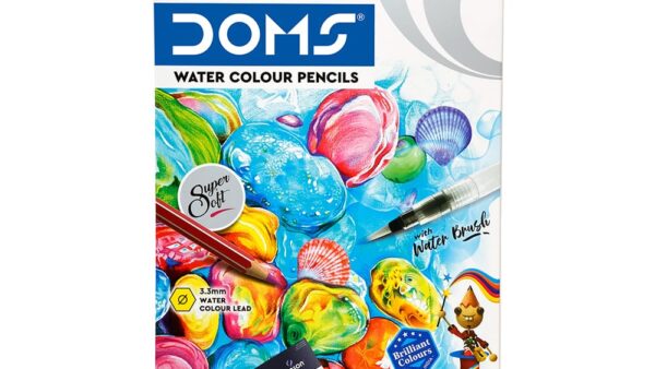 doms aqua water colour pencil suitable for kids and creative learning