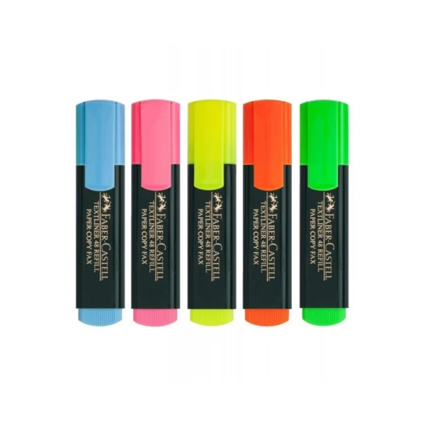 faber castell highlighter fluorescent marker pen for students and office use