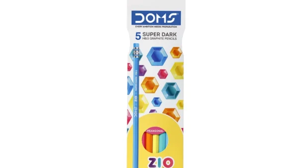 doms zio eraser tipped pencil suitable for kids and school writing use