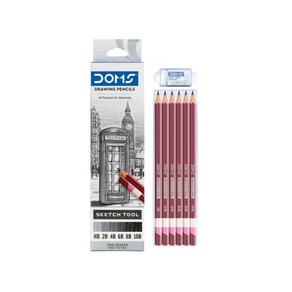 doms drawing pencil set suitable for sketching and art practice