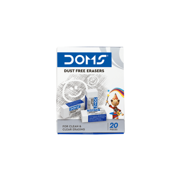 doms dust free eraser suitable for kids and school use