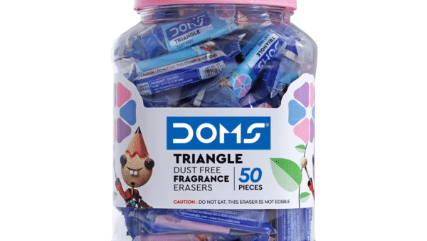 doms triangle eraser suitable for kids and school use