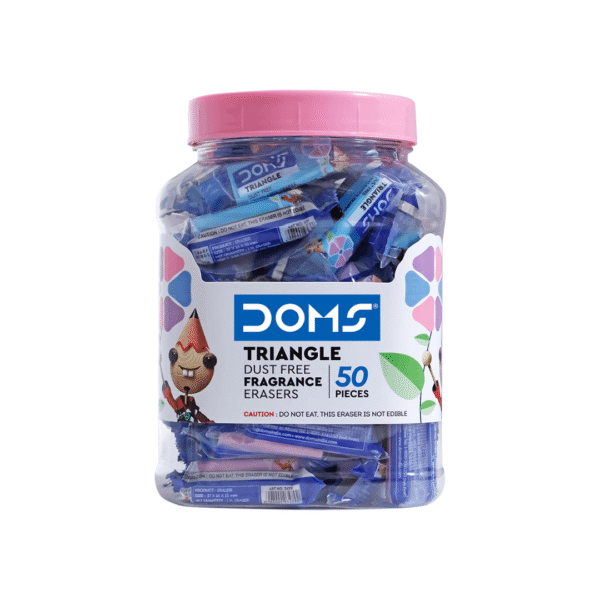 doms triangle eraser suitable for kids and school use