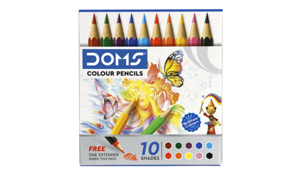 doms colour pencil half size suitable for kids and creative learning
