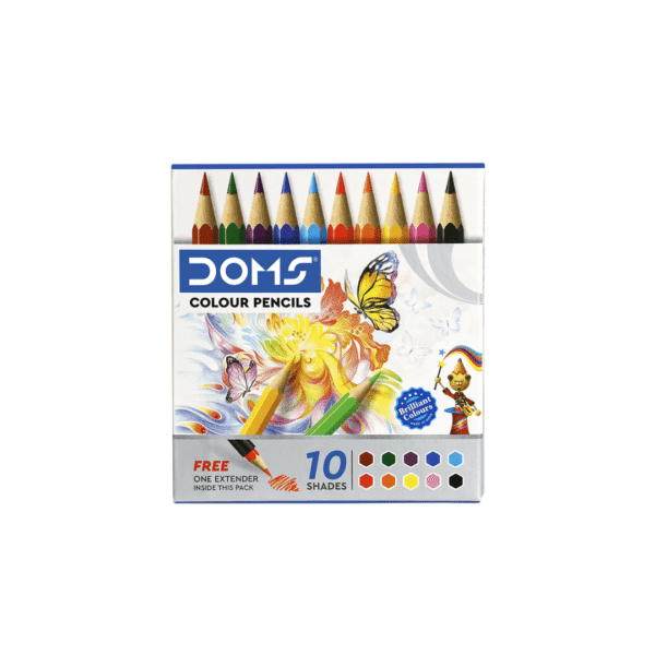 doms colour pencil half size suitable for kids and creative learning