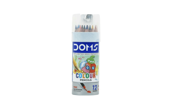 doms colour pencil tin pack suitable for kids and creative learning