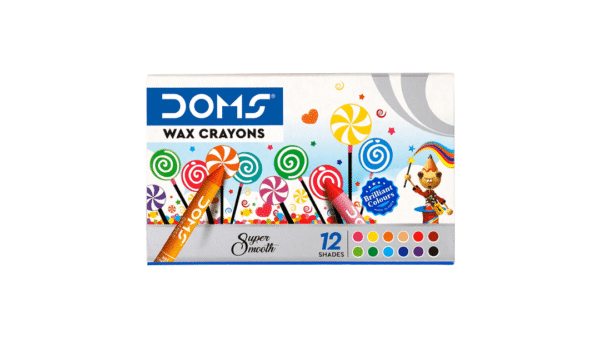 doms wax crayons suitable for kids and creative learning