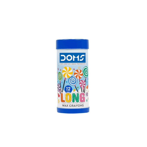 doms long wax crayons suitable for kids and creative learning