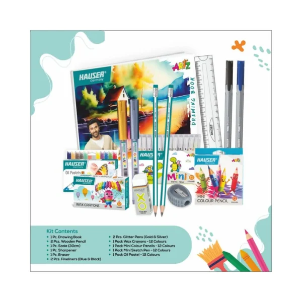 Hauser Germany Fab Art Stationery Kit