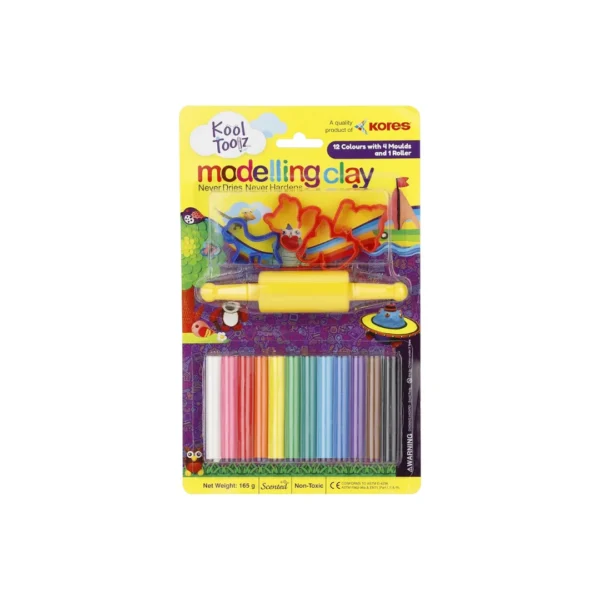 kores kool clay set suitable for kids and school craft use