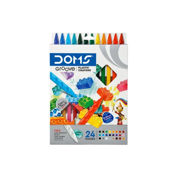 doms groove plastic crayons suitable for kids and creative learning doms groove plastic crayons suitable for kids and creative learning