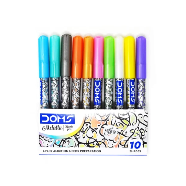 DOMS Metallist Metallic Brush Pens