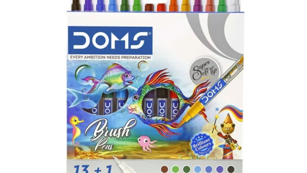 doms brush pen set suitable for kids and creative learning