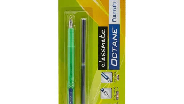 classmate octane fountain pen refillable fine nib pen for students