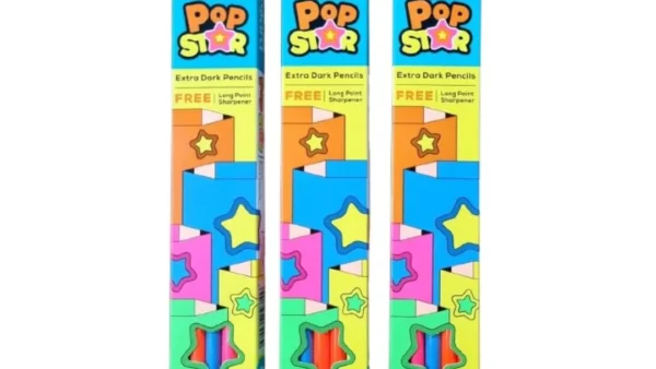 apsara pop star extra dark eraser tipped pencil graphite pencil with eraser for students