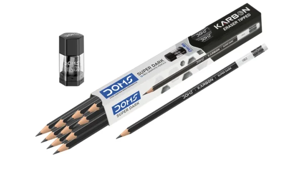 doms karbon pencils graphite writing pencils for school students