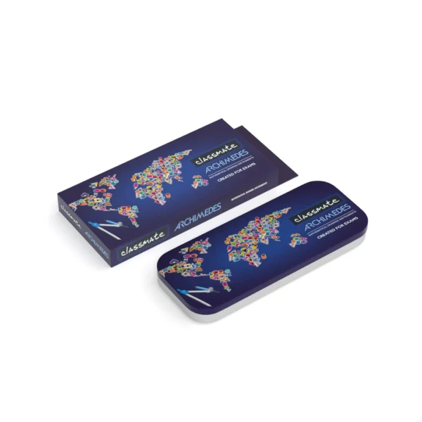 classmate archimedes geometry box complete geometry instrument set for school students