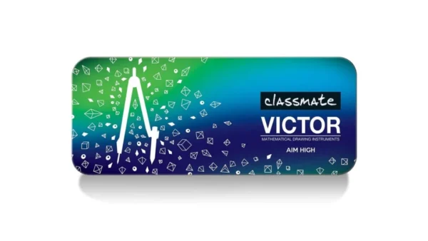 classmate victor geometry box complete geometry instrument set for school students