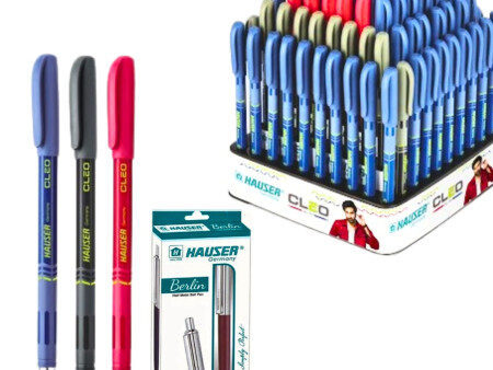 hauser cleo ball pen smooth writing pen for students and office use