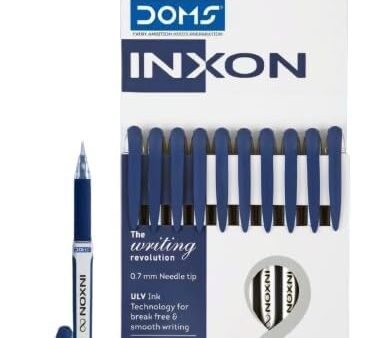 doms inxon ball pen smooth writing pen for students and office use