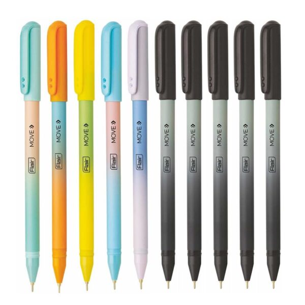 flair move ball pen smooth writing pen for students and office use