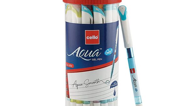 cello aqua gel pen smooth writing gel pen for students and office use