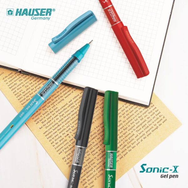 hauser sonic x gel pen smooth writing gel pen for students and office use
