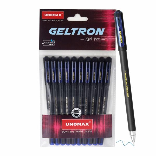 unomax geltron gel pen smooth writing gel pen for students and office use