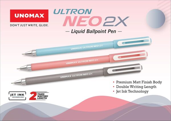 ultron neo 2x ball pen smooth writing pen for students and office use