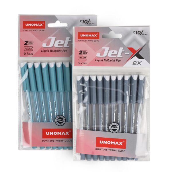 unomax jet-x ball pen smooth writing pen for students and office use