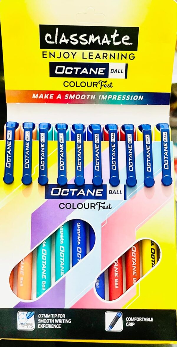 Classmate Octane Colour Fest Ball Pen – Multicolour