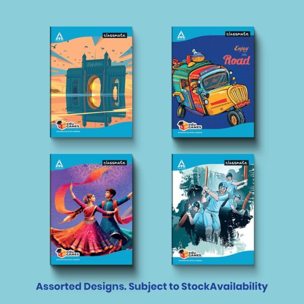 classmate notebooks 92 pages single line a4 notebook for students