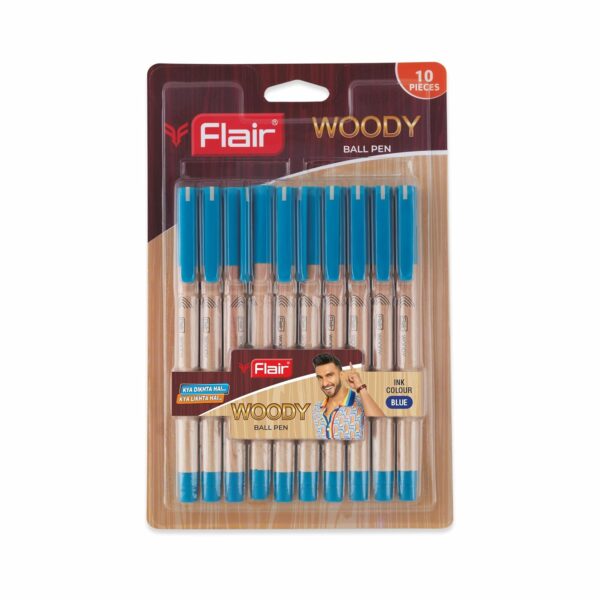 flair woody ball pen smooth writing pen for students and office use