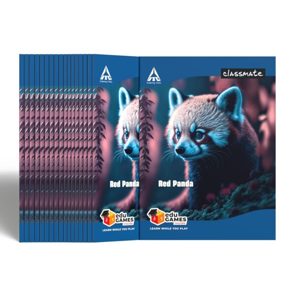 Classmate school notebooks 172 pages 3 in 1 is suitable for school students. Notebook ideal for writing notes, drawing diagrams, and school assignments.