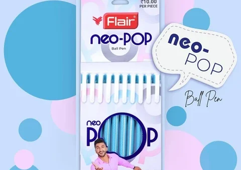 flair neo pop ball pen smooth writing pen for students