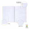 doms notebooks 400 pages single line unruled a4 notebook for students